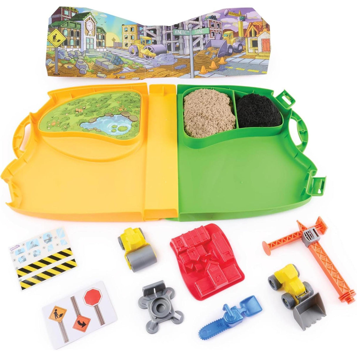 Kinetic Sand Construction Zone Playset
