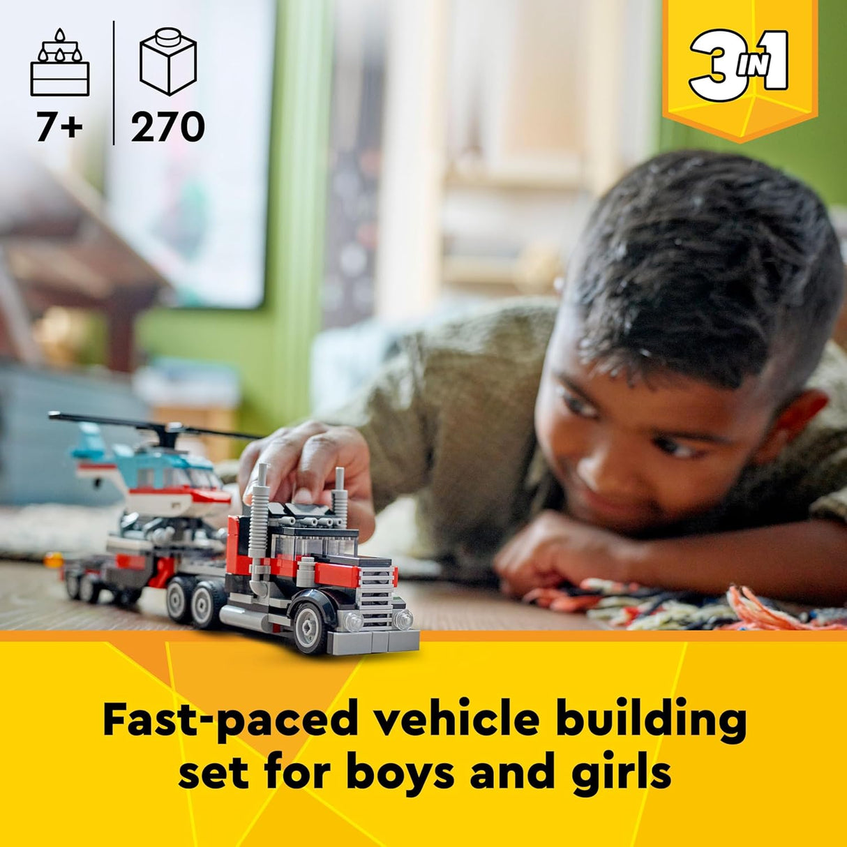 LEGO 31146 Creator 3-in-1 Flatbed Truck
