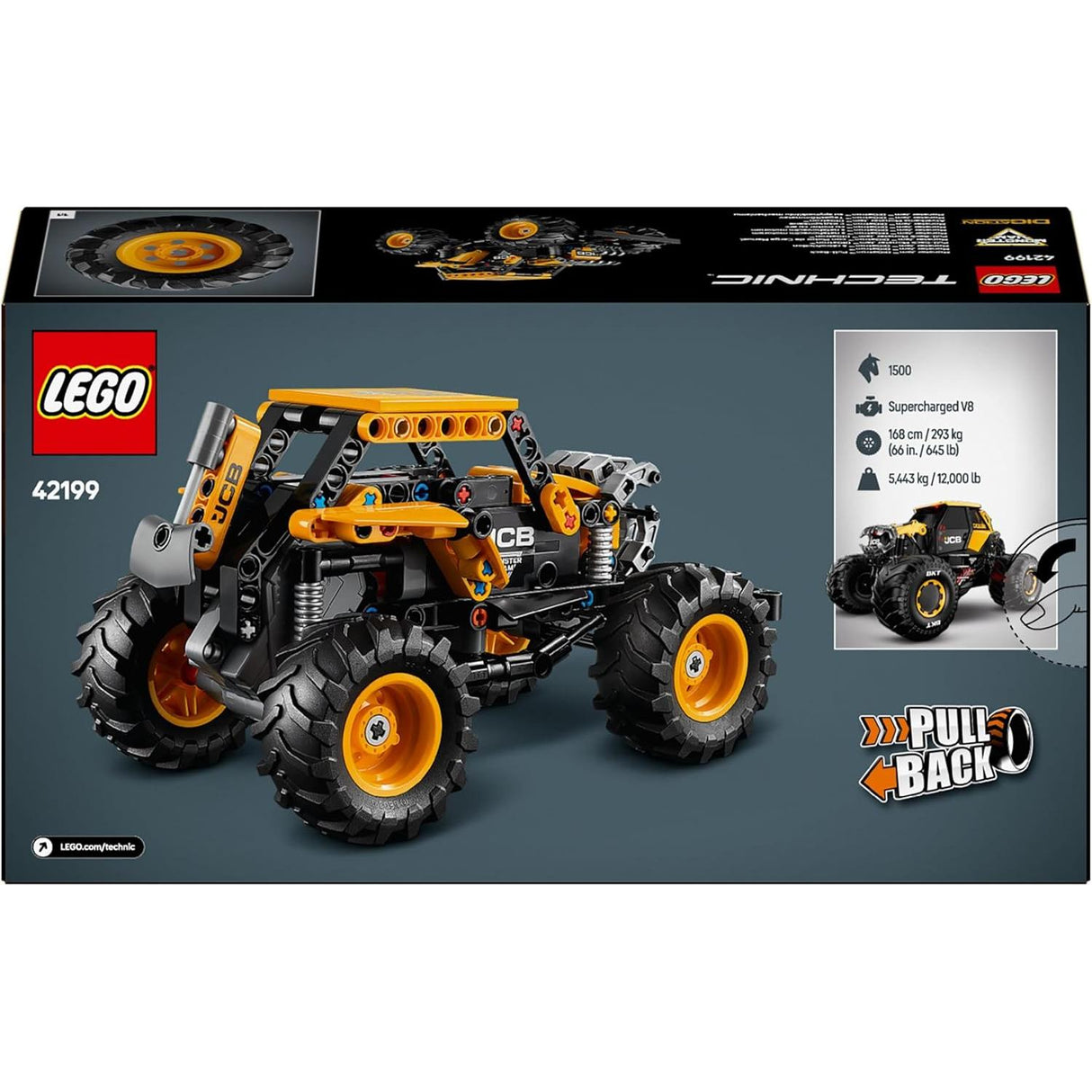 LEGO 42199 Technic Monster Jam DIGatron Pull-Back