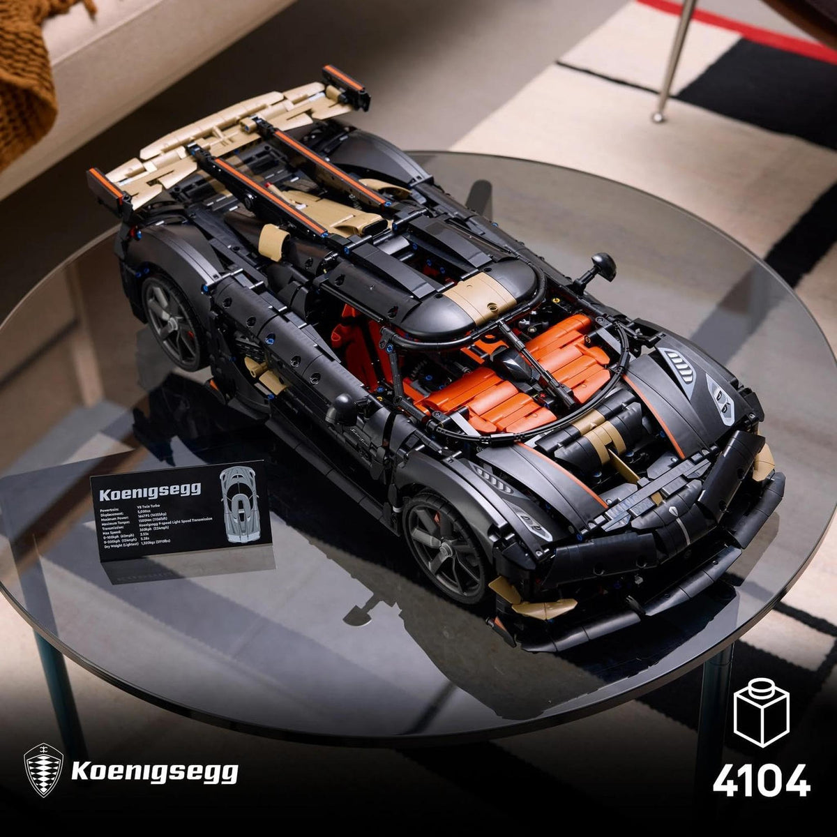 LEGO 42232 Technic Koenigsegg Sadair's Spear Megacar