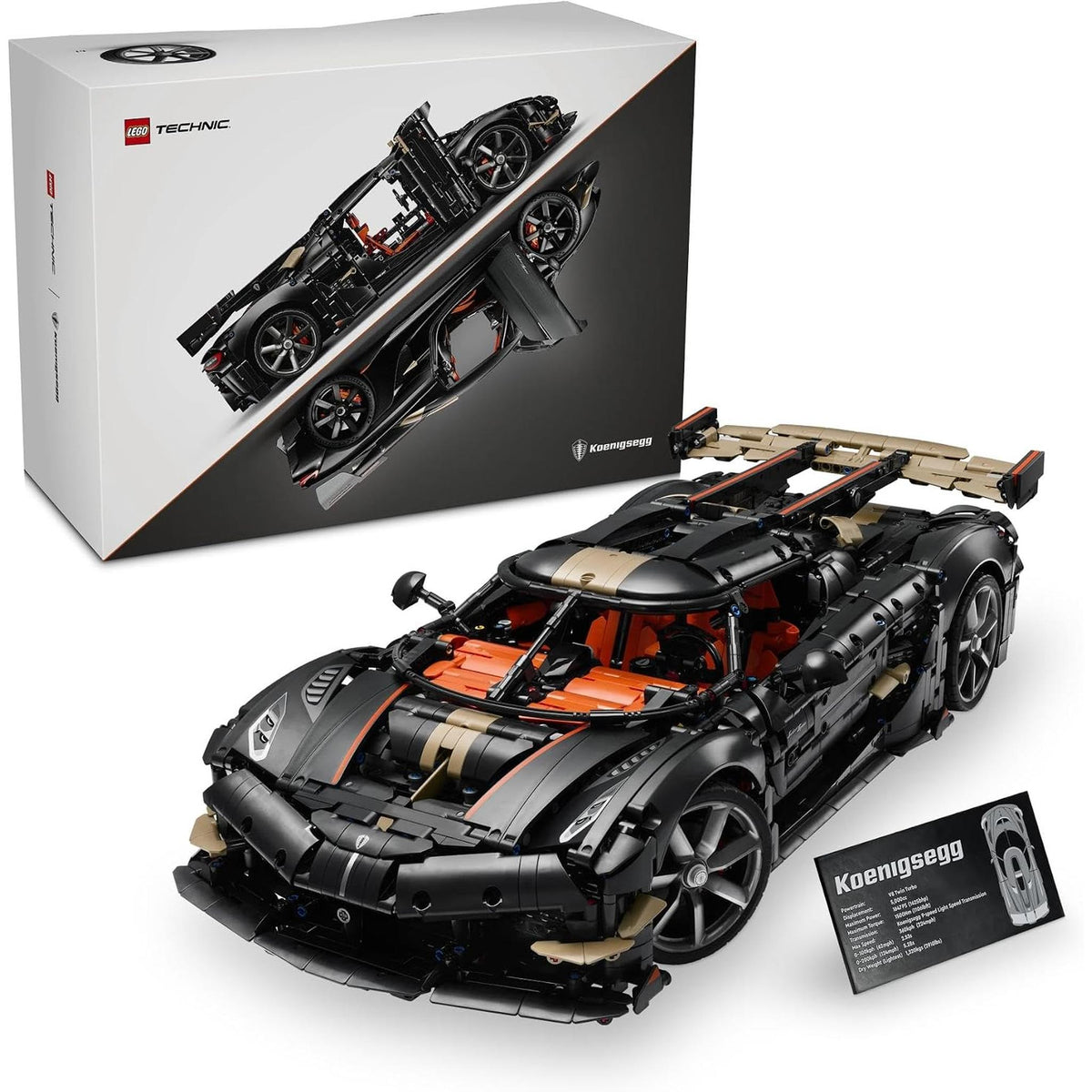 LEGO 42232 Technic Koenigsegg Sadair's Spear Megacar