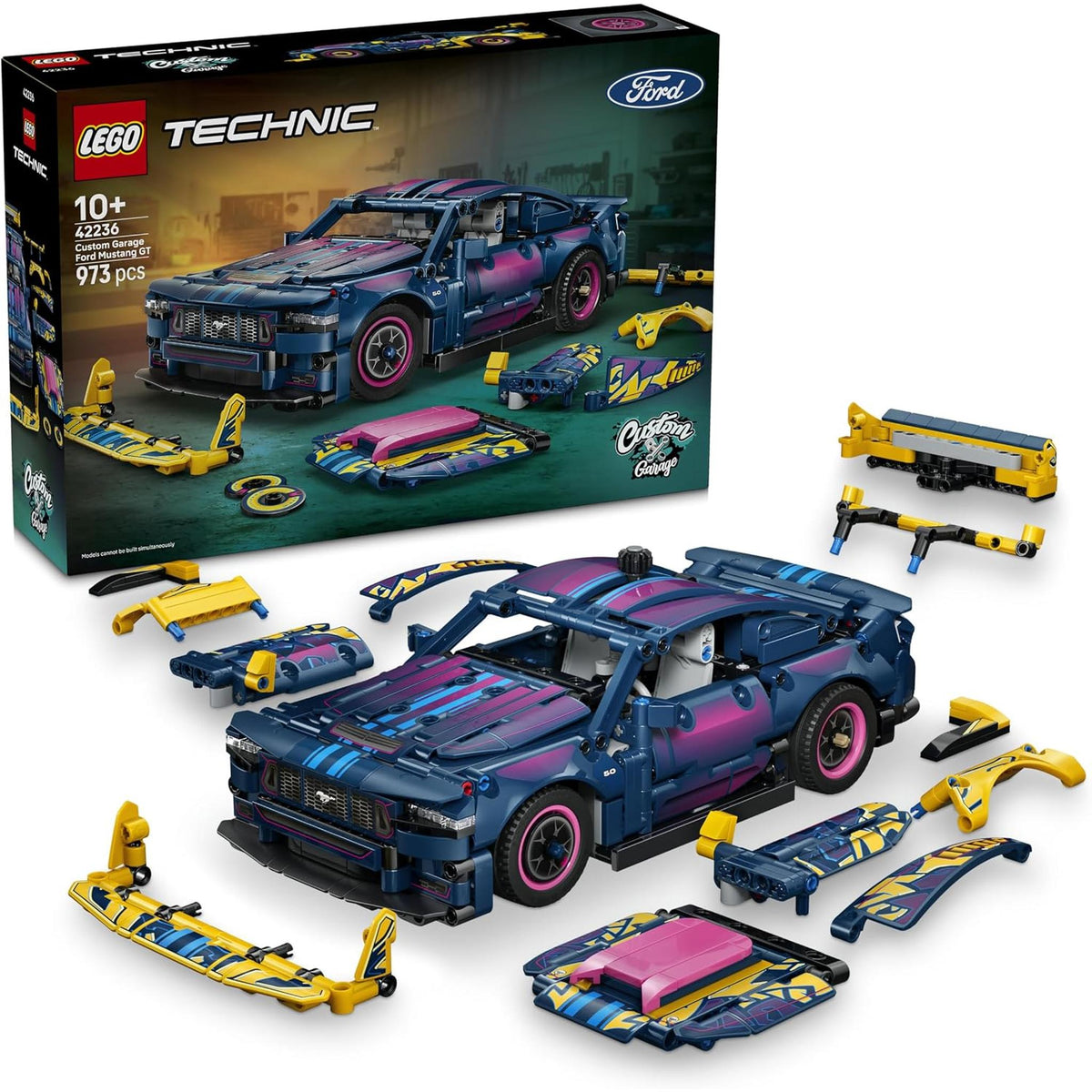 LEGO 42236 Technic Cutom Garage Ford Mustang GT Car