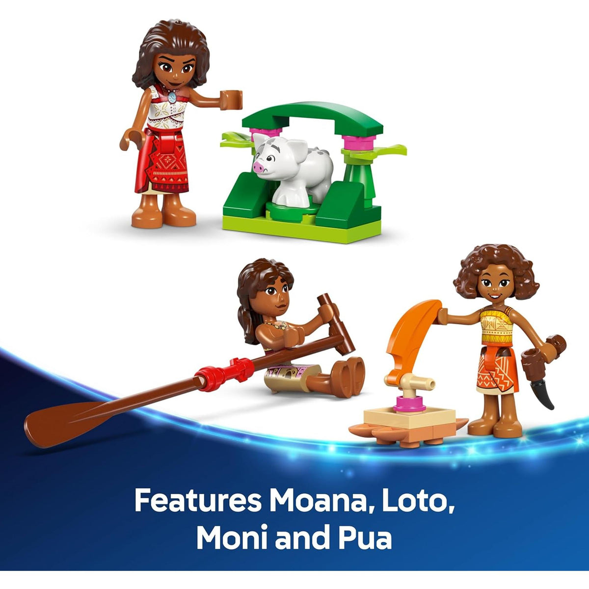 LEGO 43270 Disney Moana 2: Moana's Adventure Canoe
