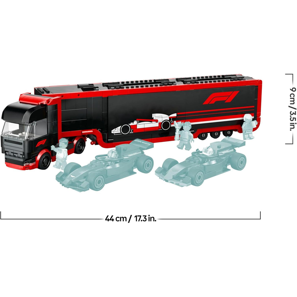 LEGO 60445 City F1 Truck with RB20 & AMR24 F1 Cars