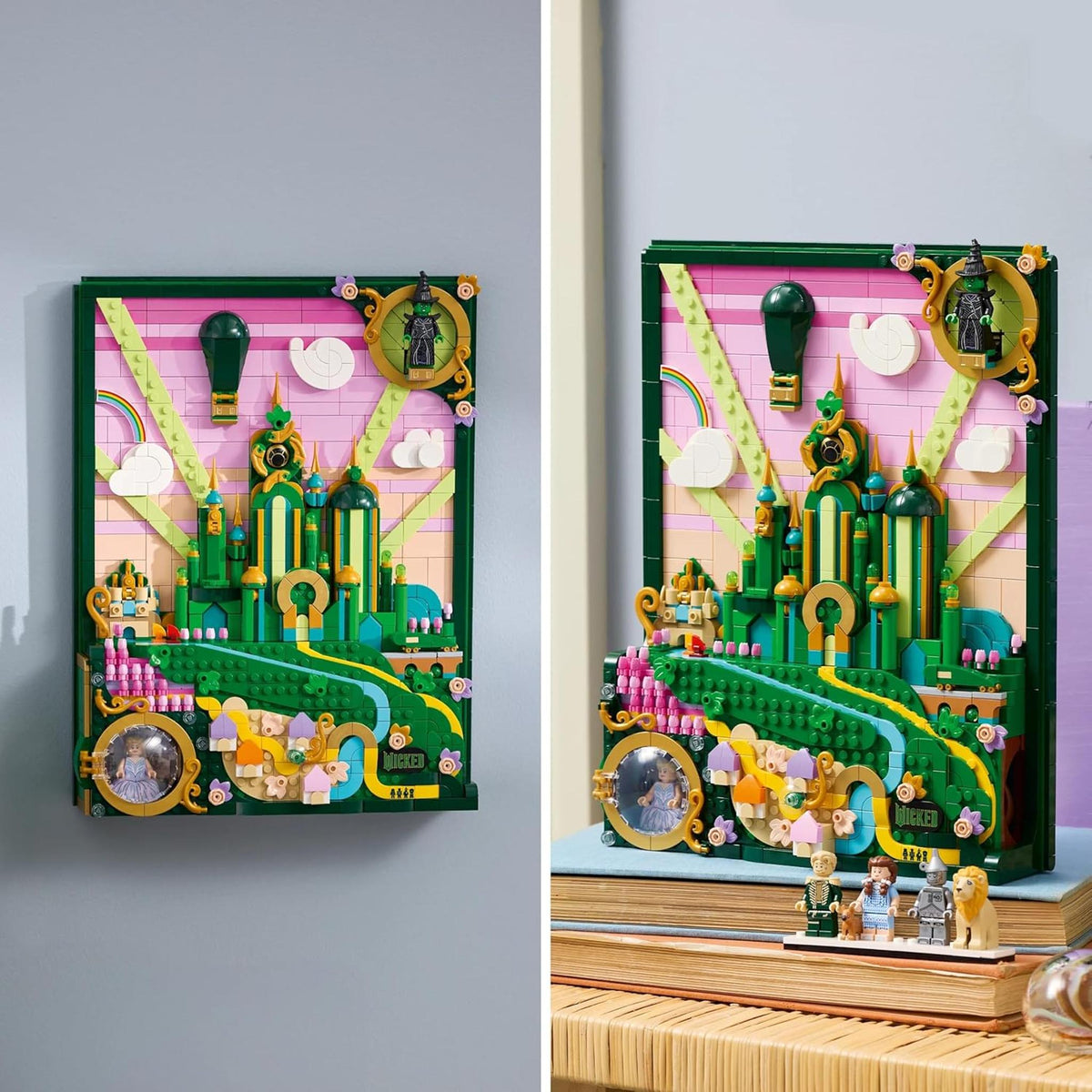 LEGO 75685 Wicked Emerald City Wall Art