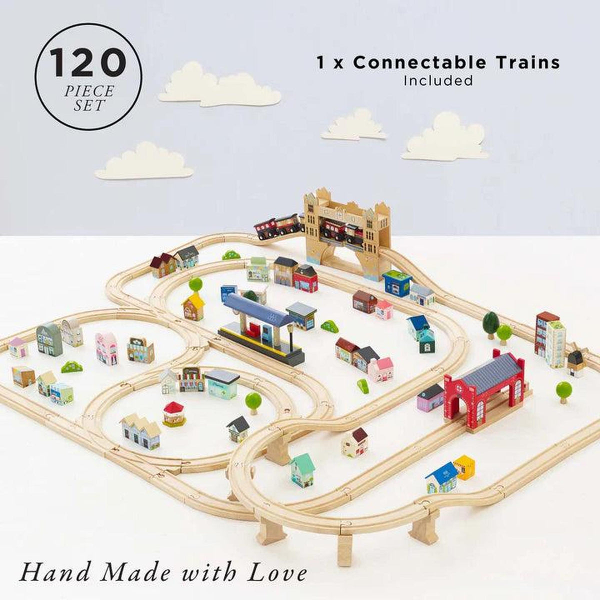 Le Toy Van London Train Set 120 pieces
