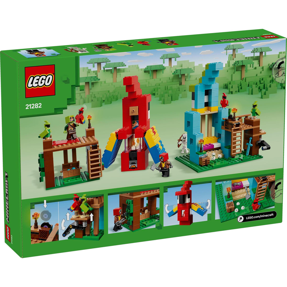 Lego 21282 Minecraft The Parrot Houses