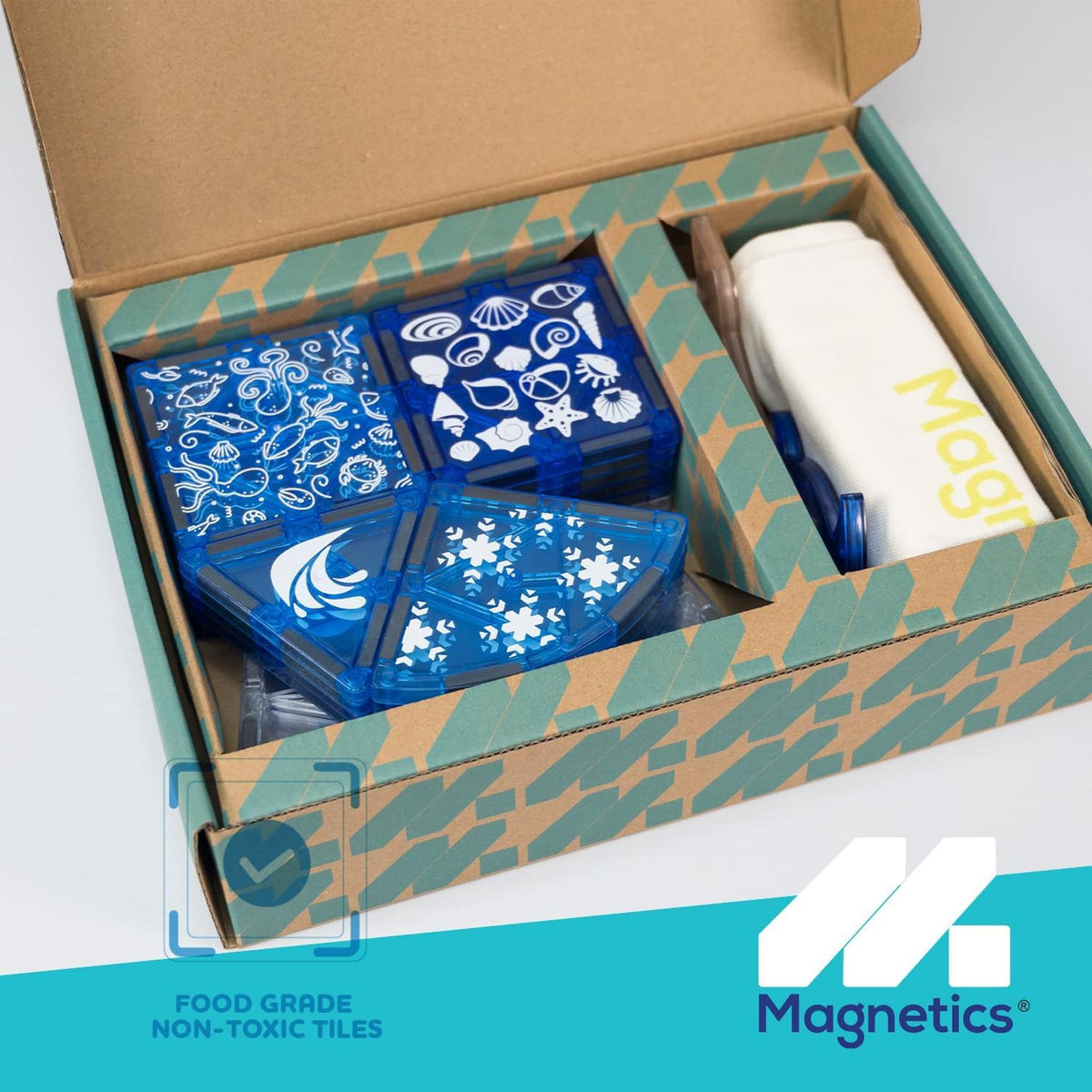 Magnetic Tiles Sea Life Set 30-pcs