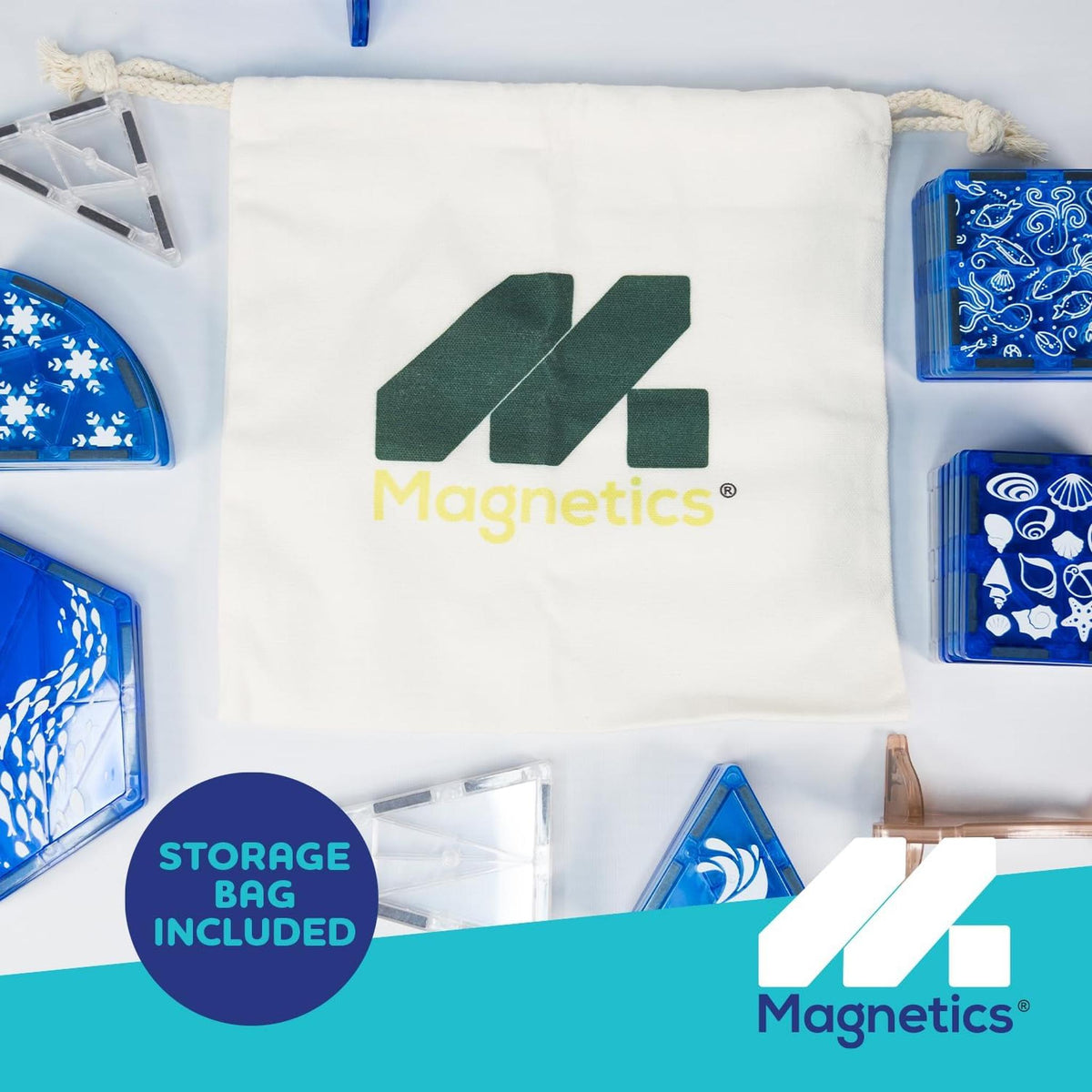 Magnetic Tiles Sea Life Set 30-pcs