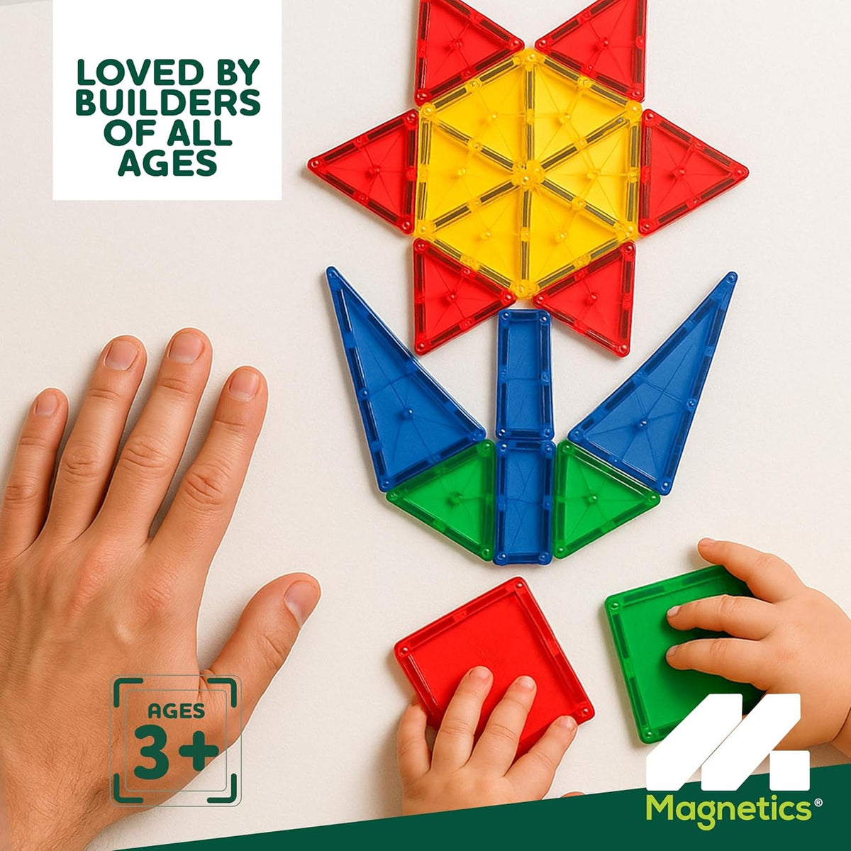 Magnetic Tiles Set 70-pcs