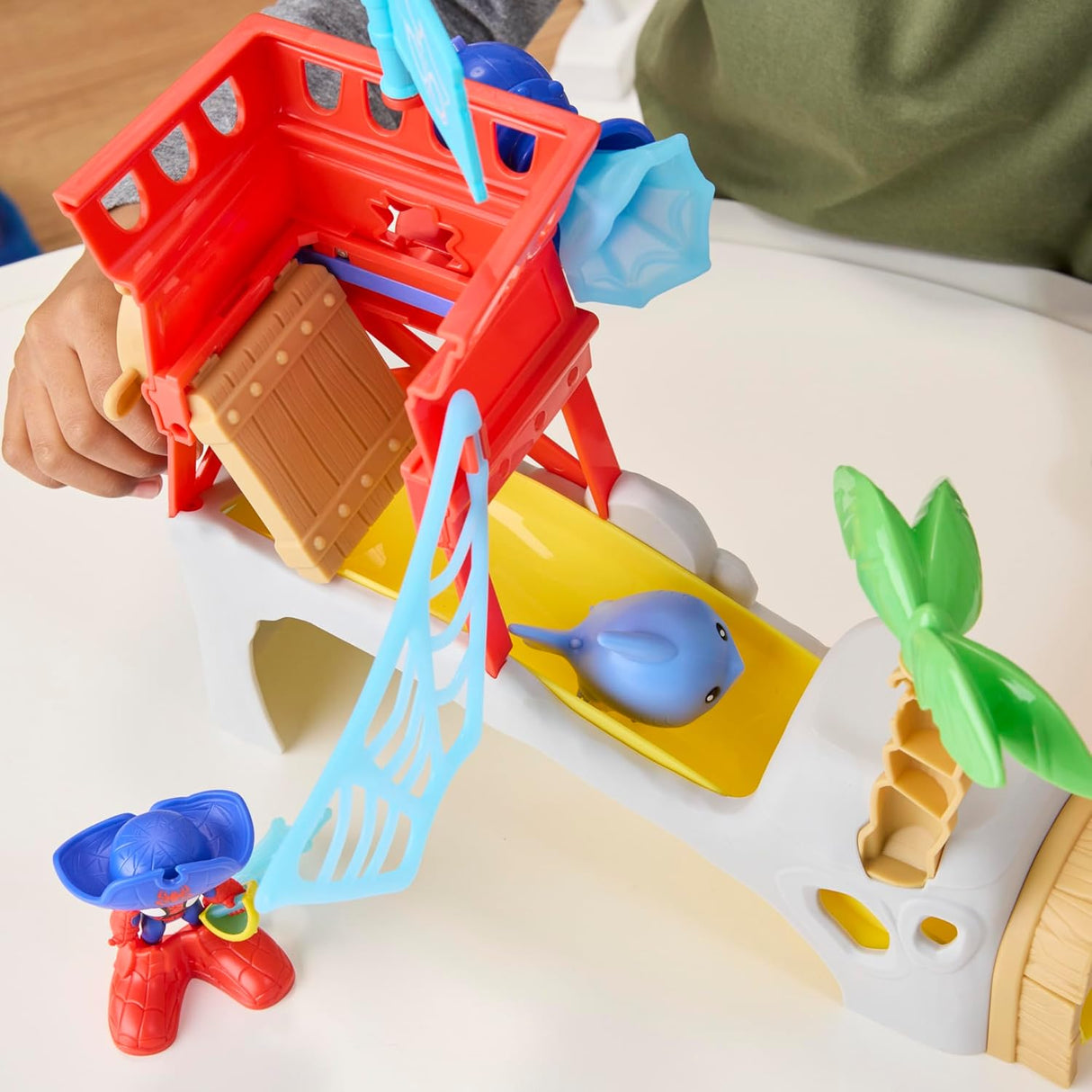 Marvel Spidey and his Amazing Friends Water-Webs Spidey Island Playset