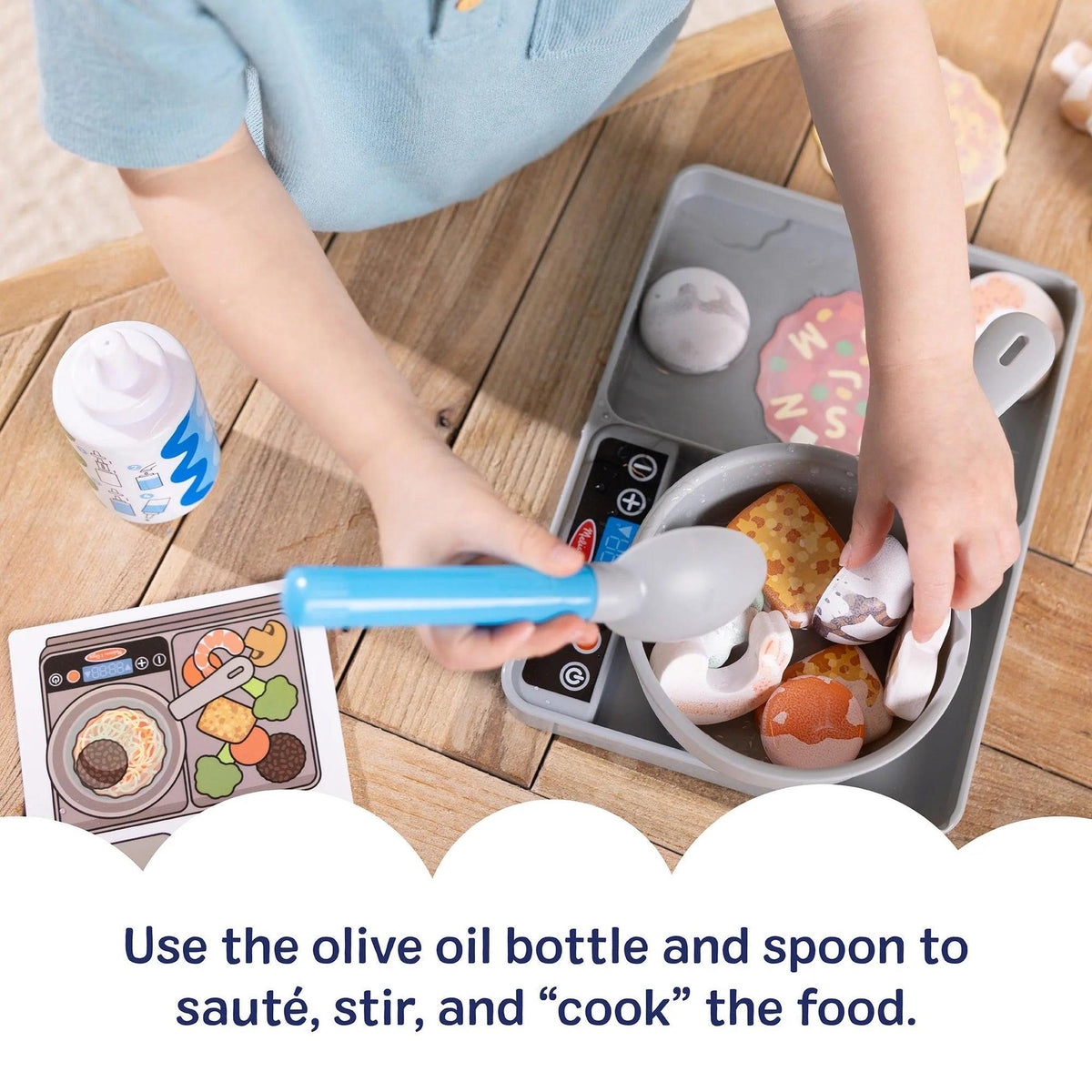 Melissa & Doug: Simmer & Stir Stove-Top Playset