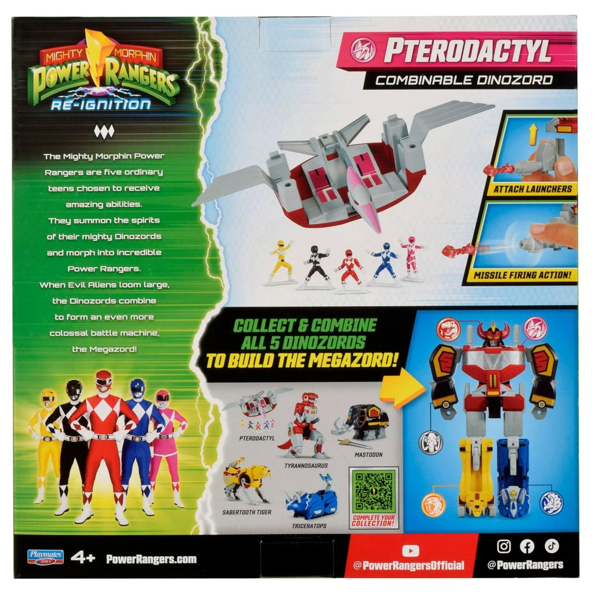 Mighty Morphin Power Rangers Re-Ignition Combinable Dinozord - Pterodactyl