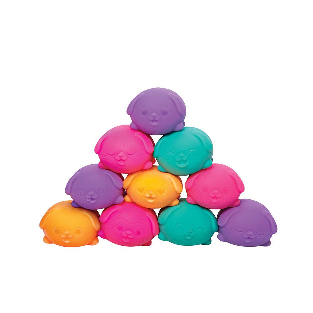 Needoh Teenie Needoh Funky Pups 3 Pack