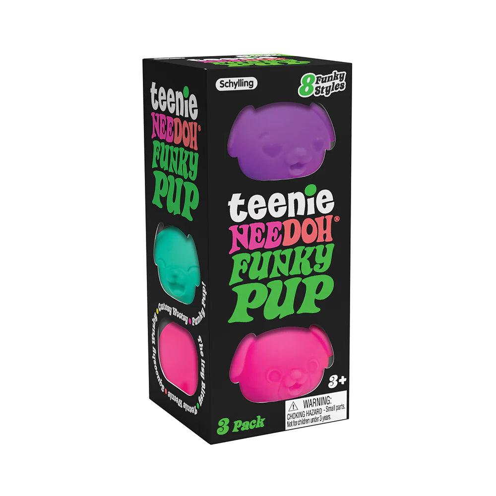 Needoh Teenie Needoh Funky Pups 3 Pack