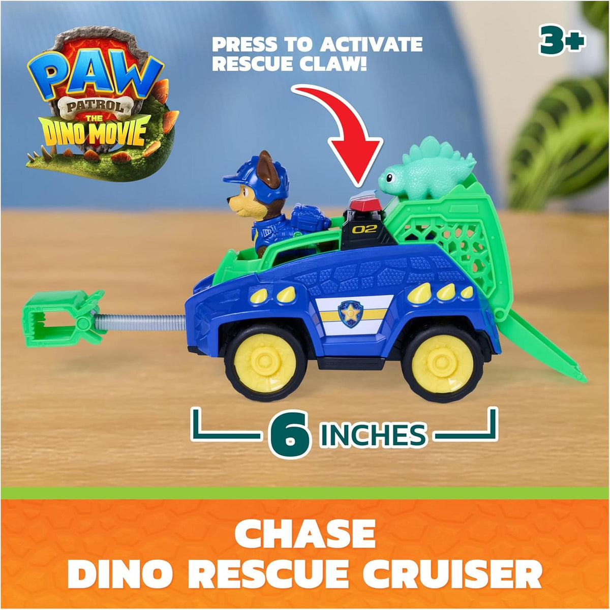 PAW Patrol: The Dino Movie - Chase Dino Rescue Cruiser