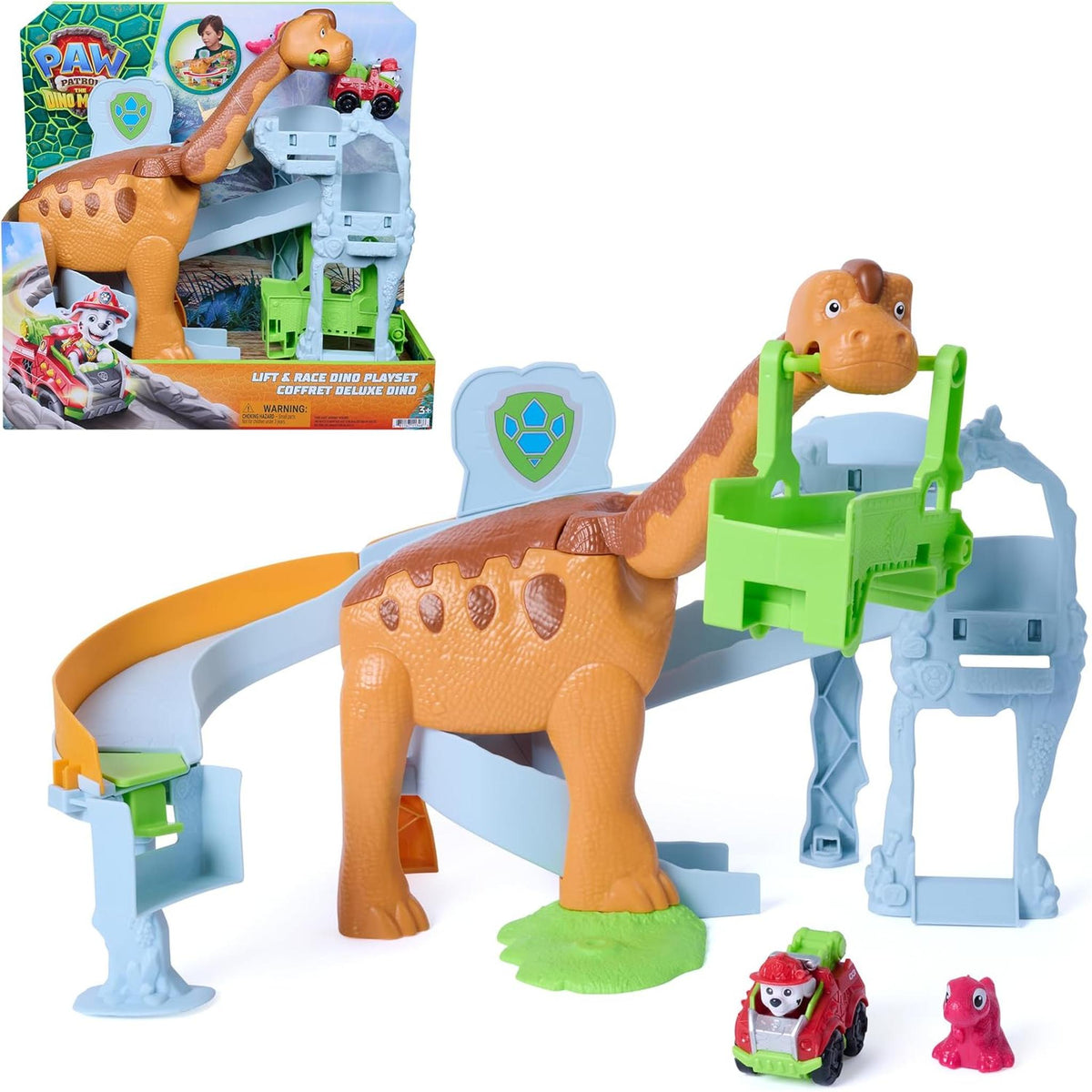 PAW Patrol: The Dino Movie Lift & Race Dino Playset