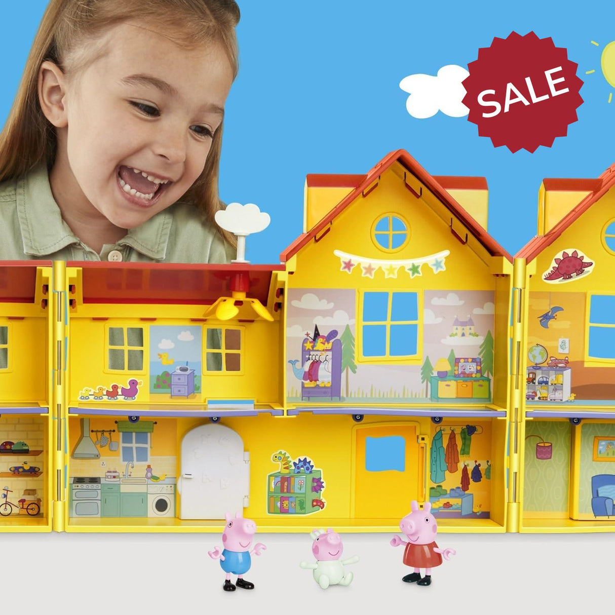 Peppa Pigs Big Fold Out House