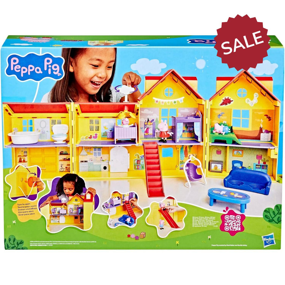 Peppa Pigs Big Fold Out House