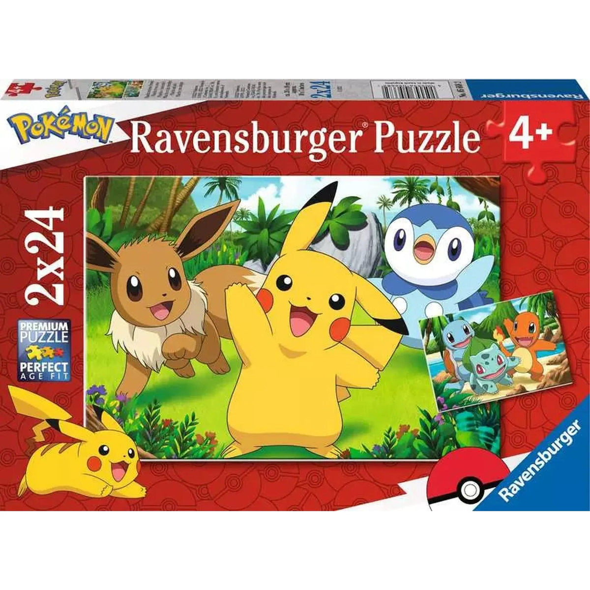 Pokemon: 2 x 24-piece Puzzles