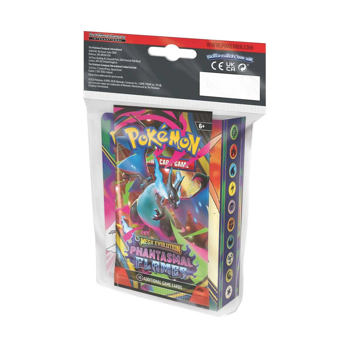 Pokémon TCG: Mini Portfolio 2026 with Mega Evolutions Phantasmal Flame – McGreevy's Toys Direct