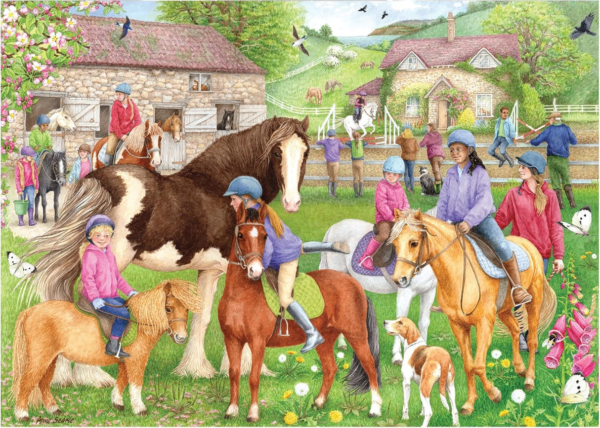 Riding School Jigsaw Puzzle 1000 pcs.
