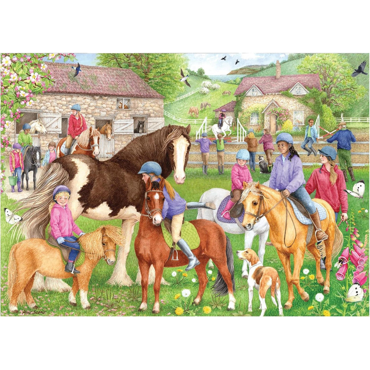 Riding School Jigsaw Puzzle 1000 pcs.