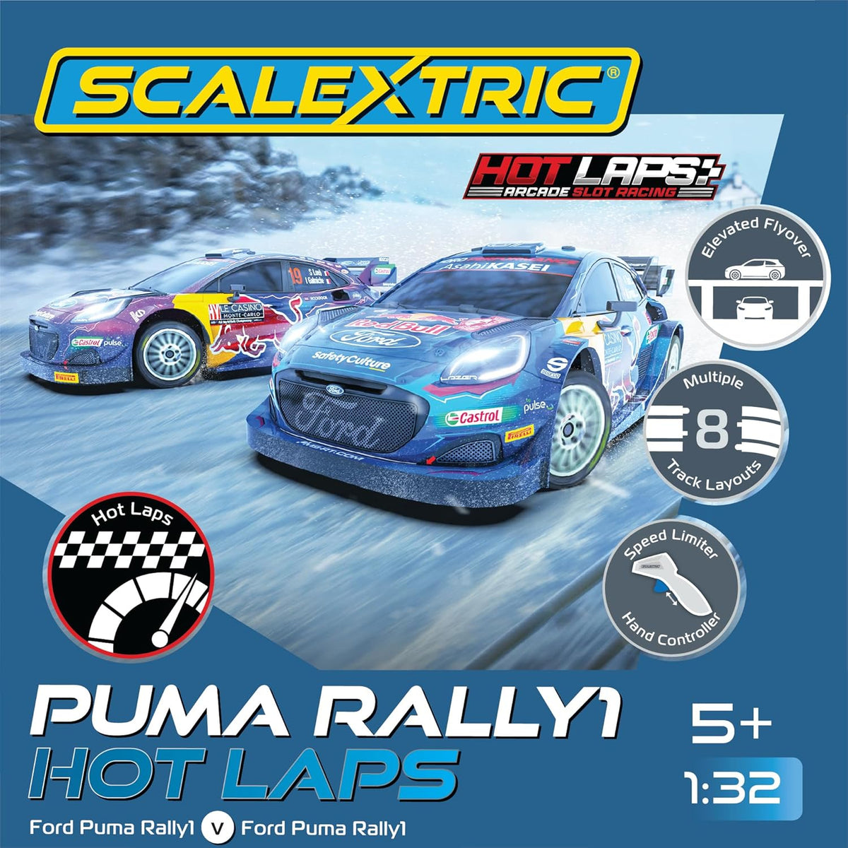 Scalextric Puma Rally1 WRC Hot Laps Race Set