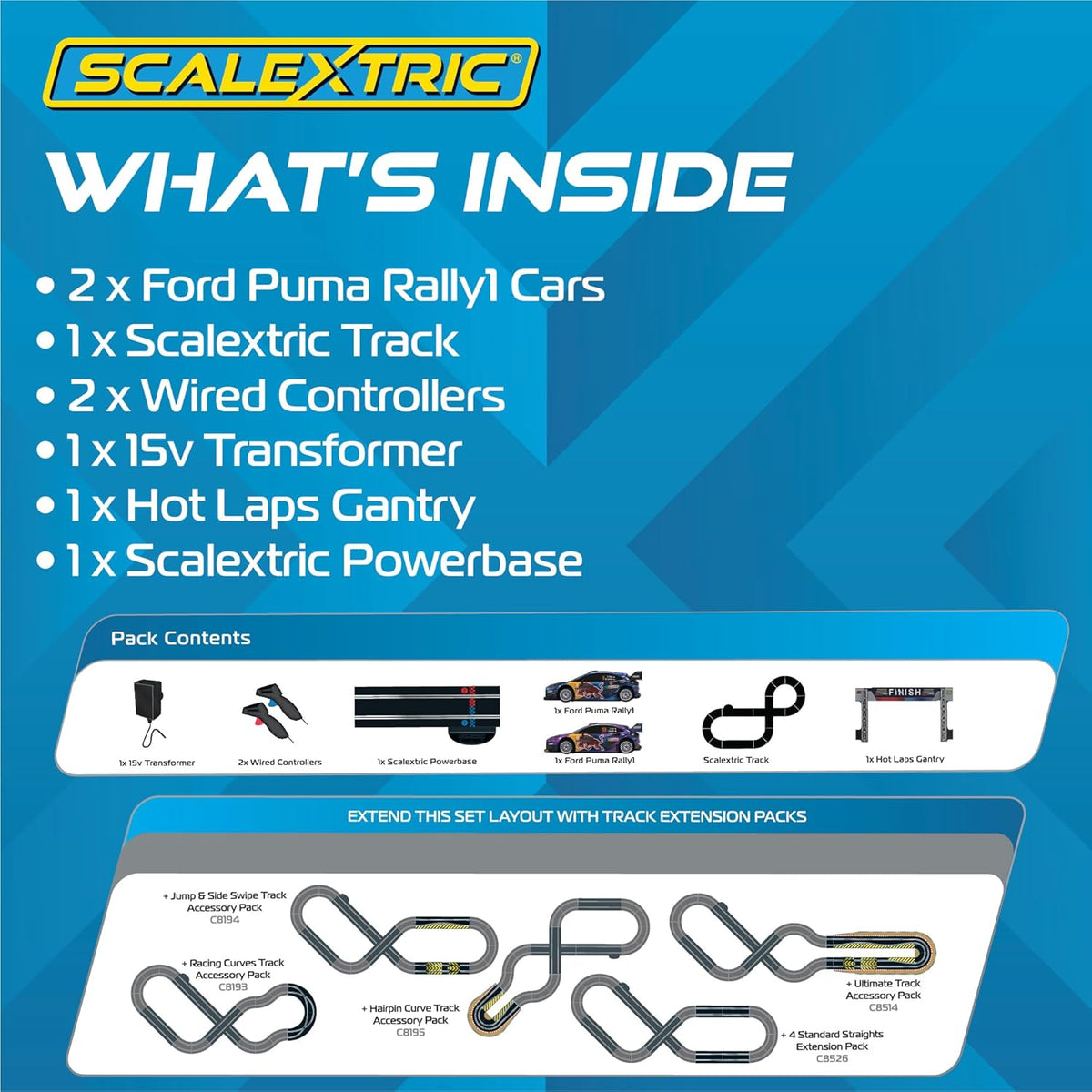 Scalextric Puma Rally1 WRC Hot Laps Race Set