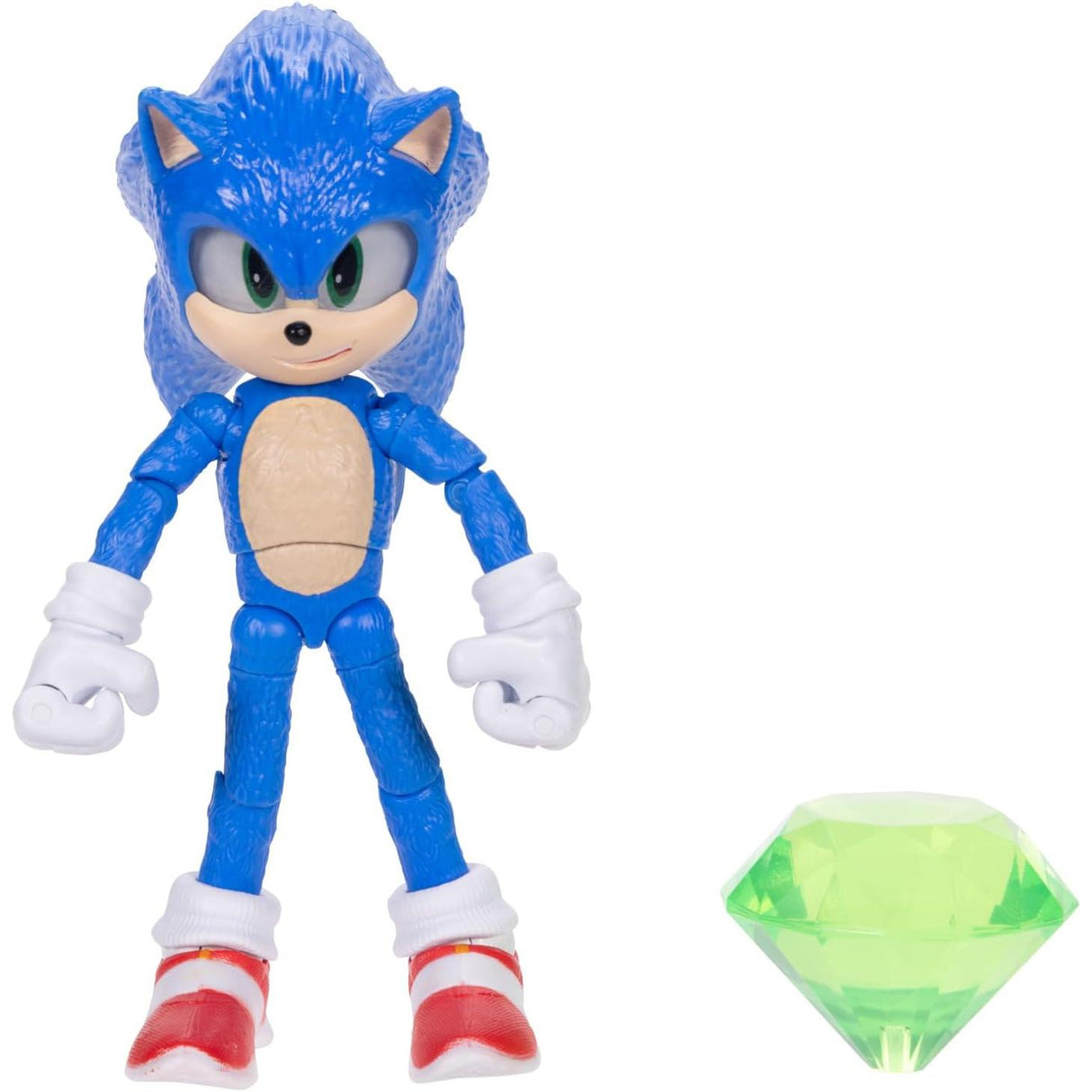 Sonic the Hedgehog 3 Movie Figure - Sonic with Master Emerald 5"