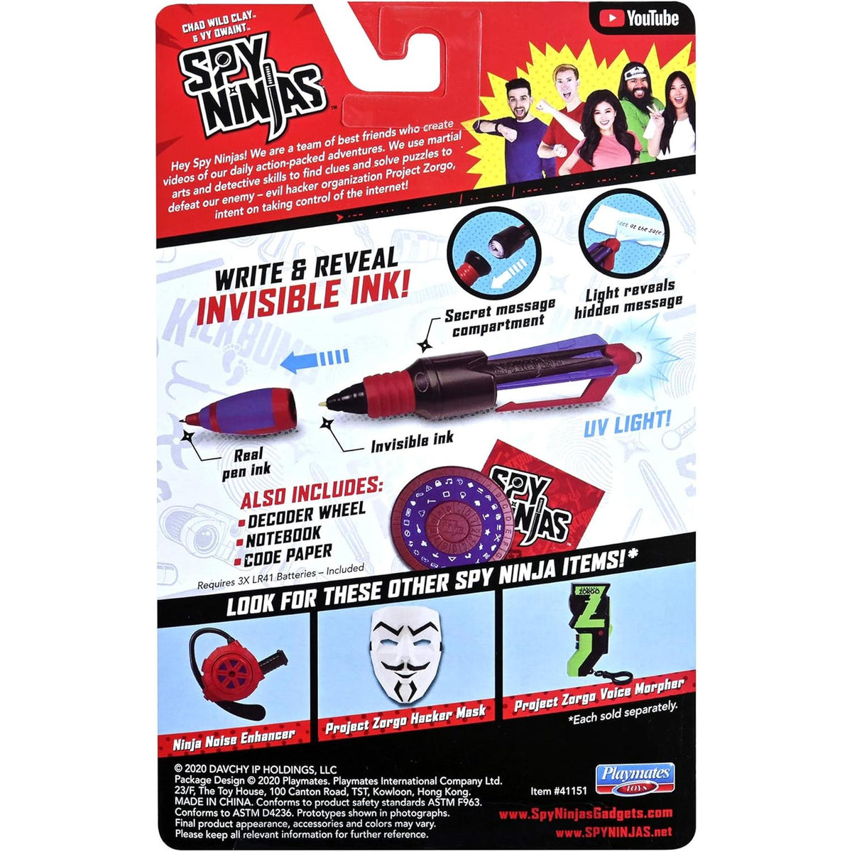 Spy Ninjas Secret Message Spy Gear