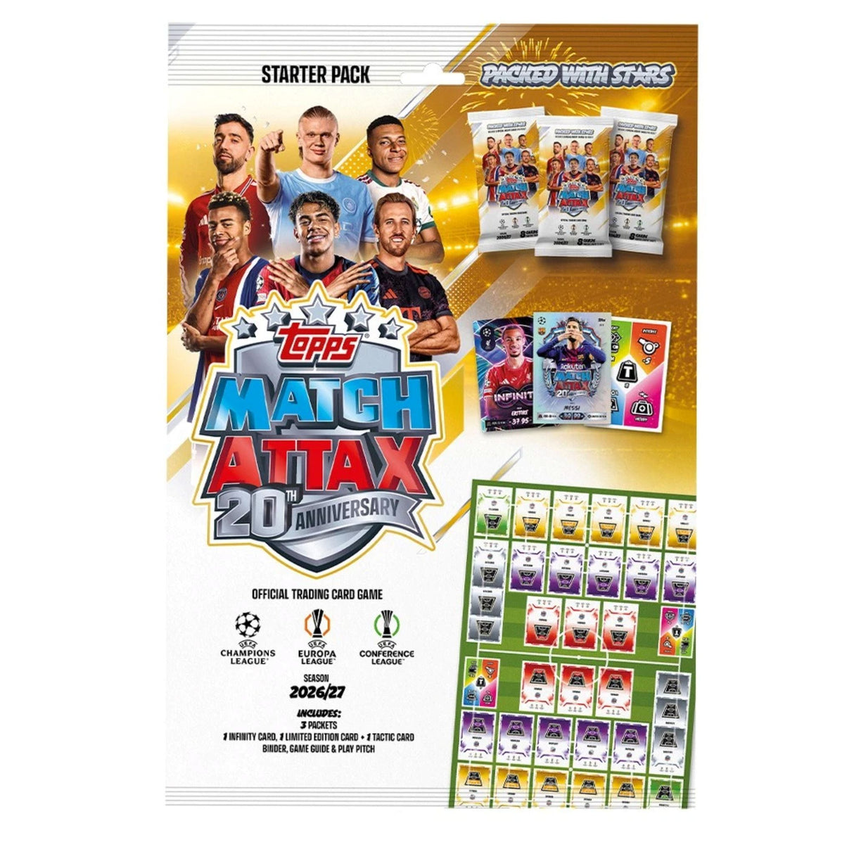 Topps Match Attax 20th Anniversary Trading Cards 2026/2027 Starter Pack