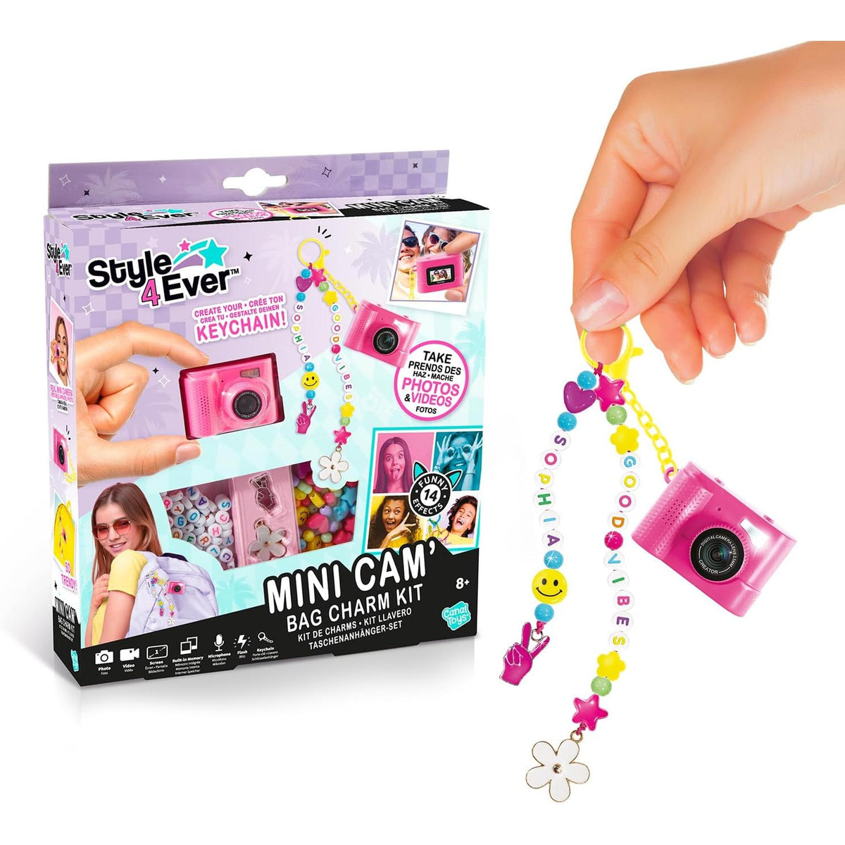Style 4 Ever Mini Cam Bag Charm Kit