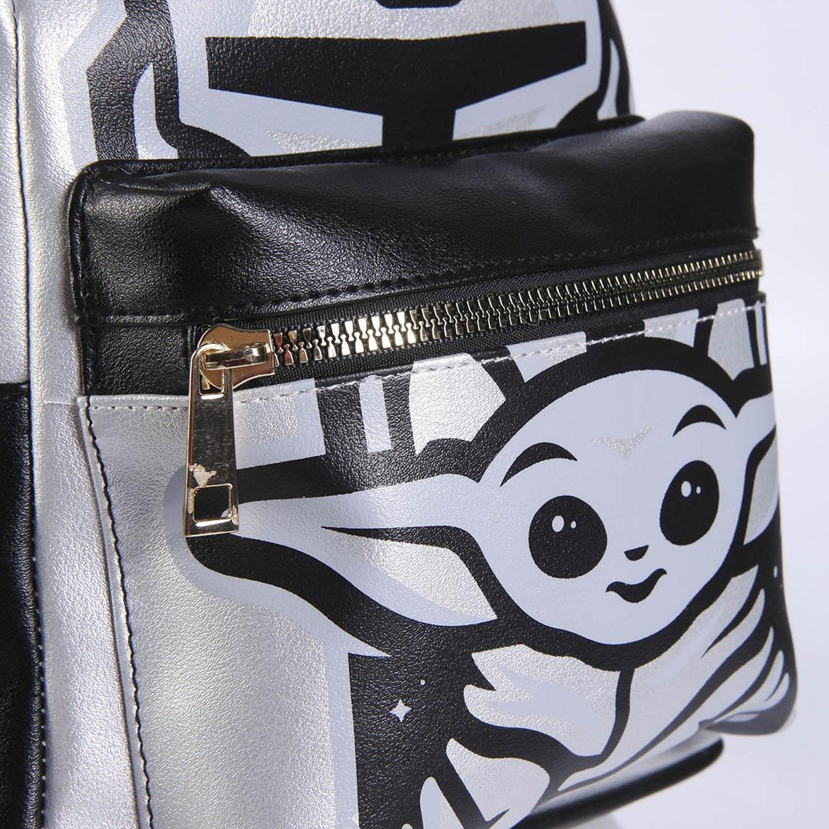 The Mandalorian Faux-Leather Mini Travel Backpack