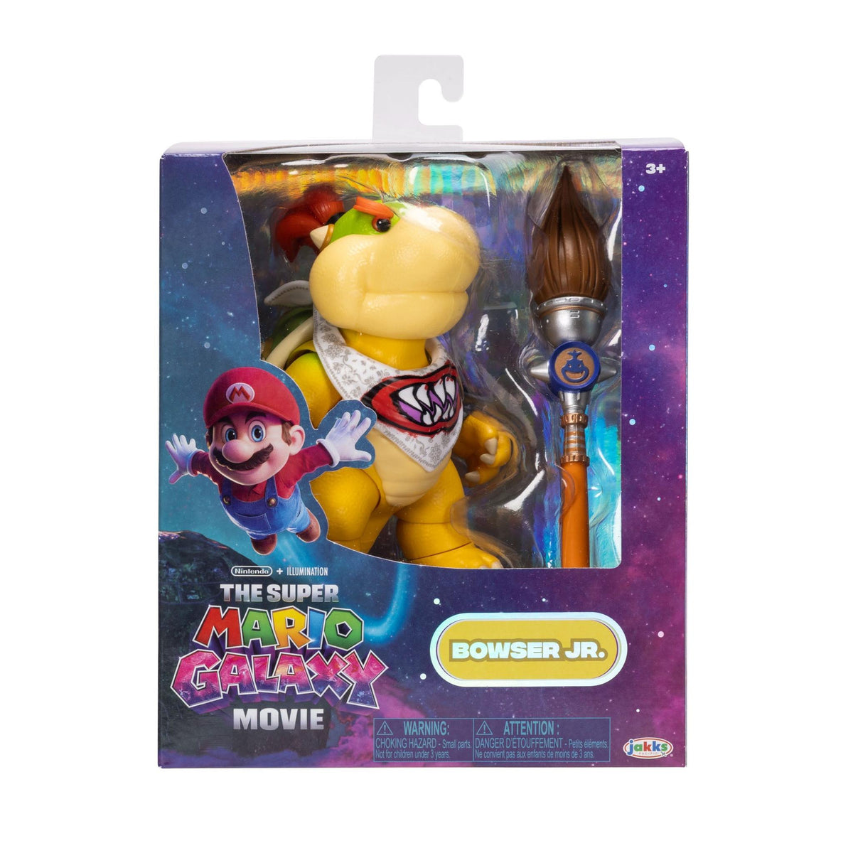 The Super Mario Galaxy Movie: Bowser Jr. with Paintbrush 5-inch Figure