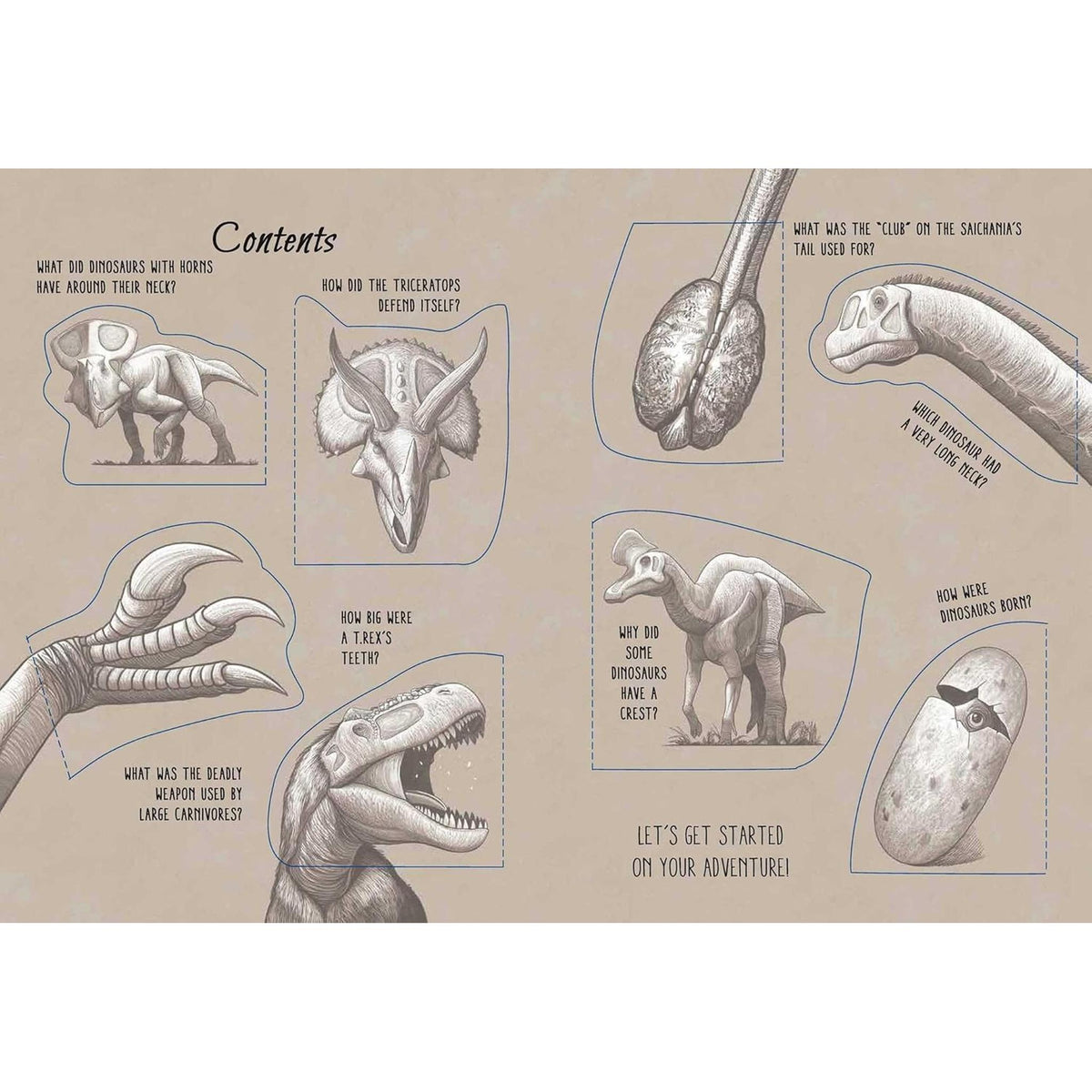 The World of Dinosaurs: Lift the Flap Book