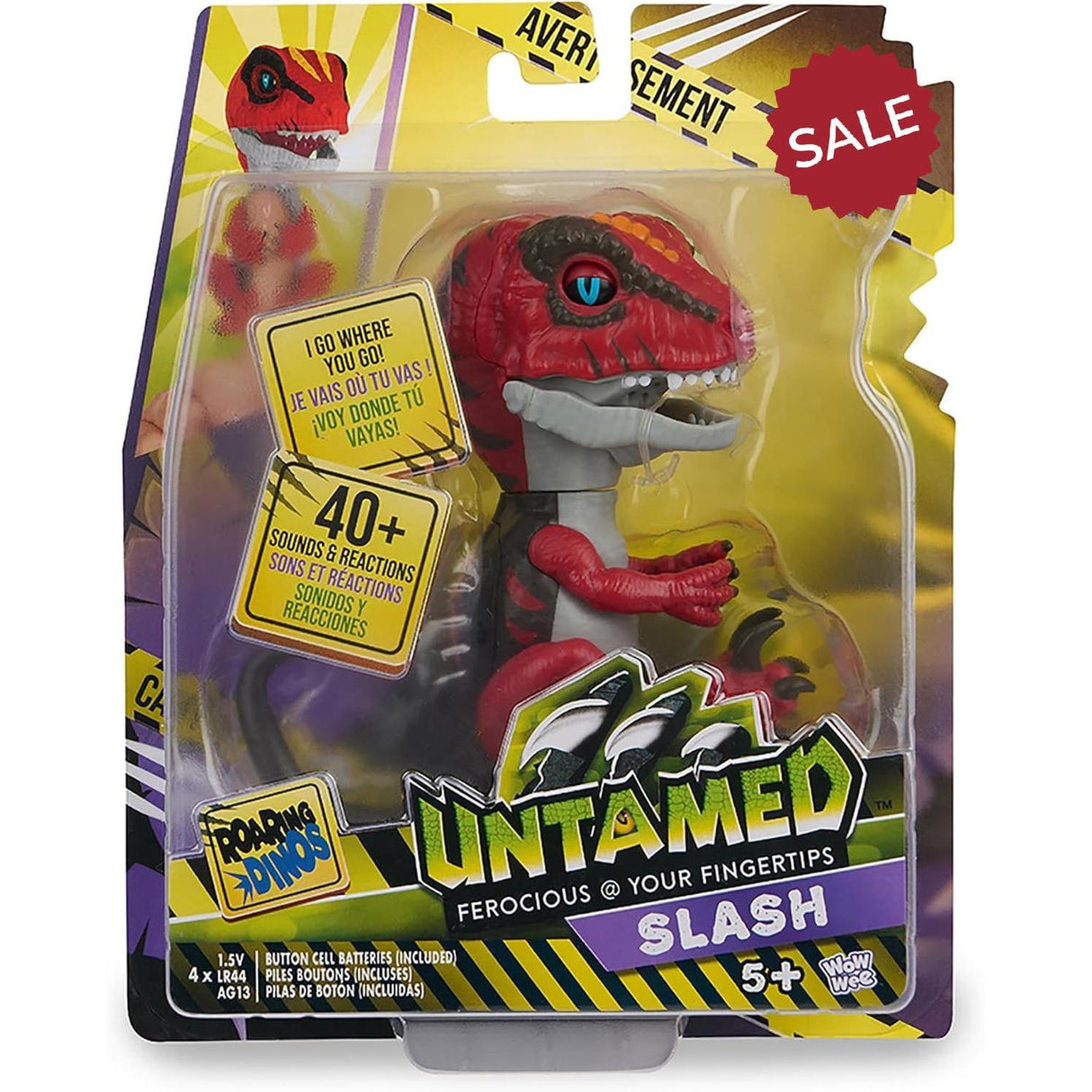 Untamed Interactive Dinosaur - Slash the Raptor