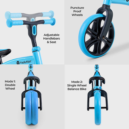 Velo Junior Balance Bike - Blue