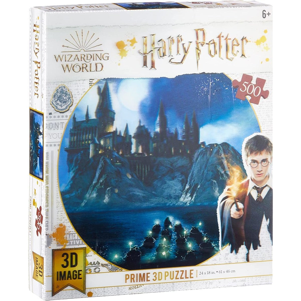 Harry Potter 3D Effect Puzzle - Hogwarts 500 pieces – McGreevy's