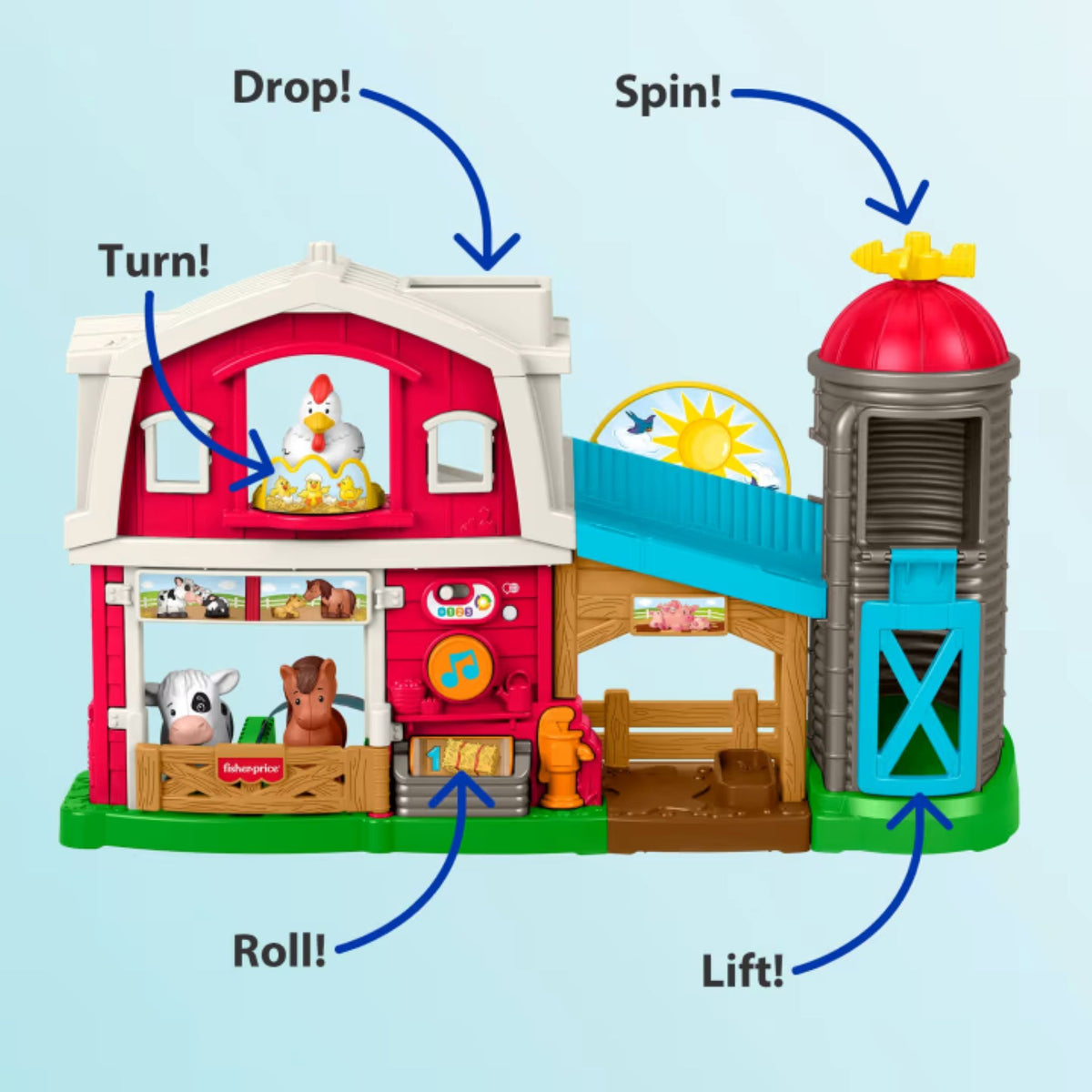 Fisher-Price Little People Caring Fun Animal Farm Playset