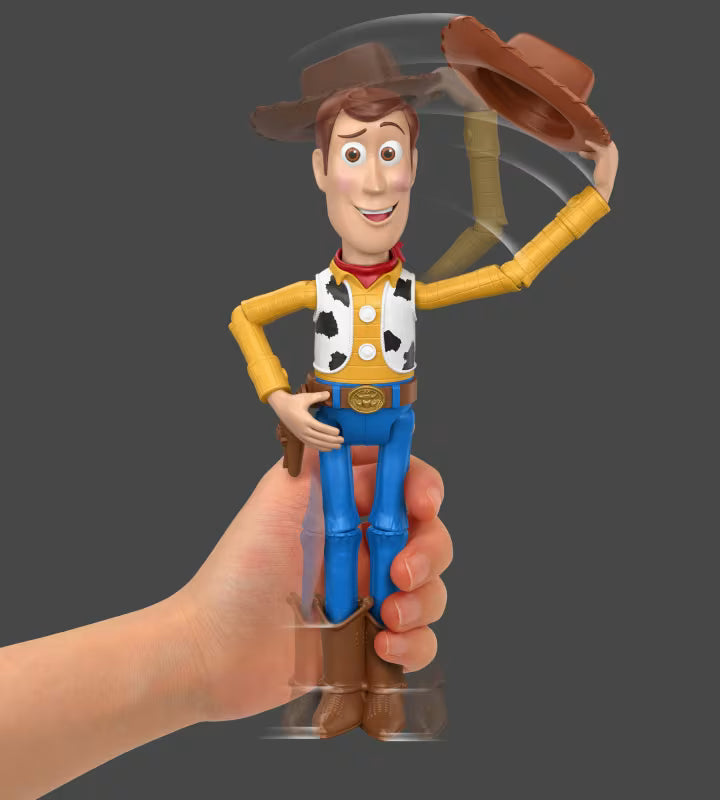 Disney Toy Story 5: Large Scale Howdy Partner Woody with Hat Tip Move