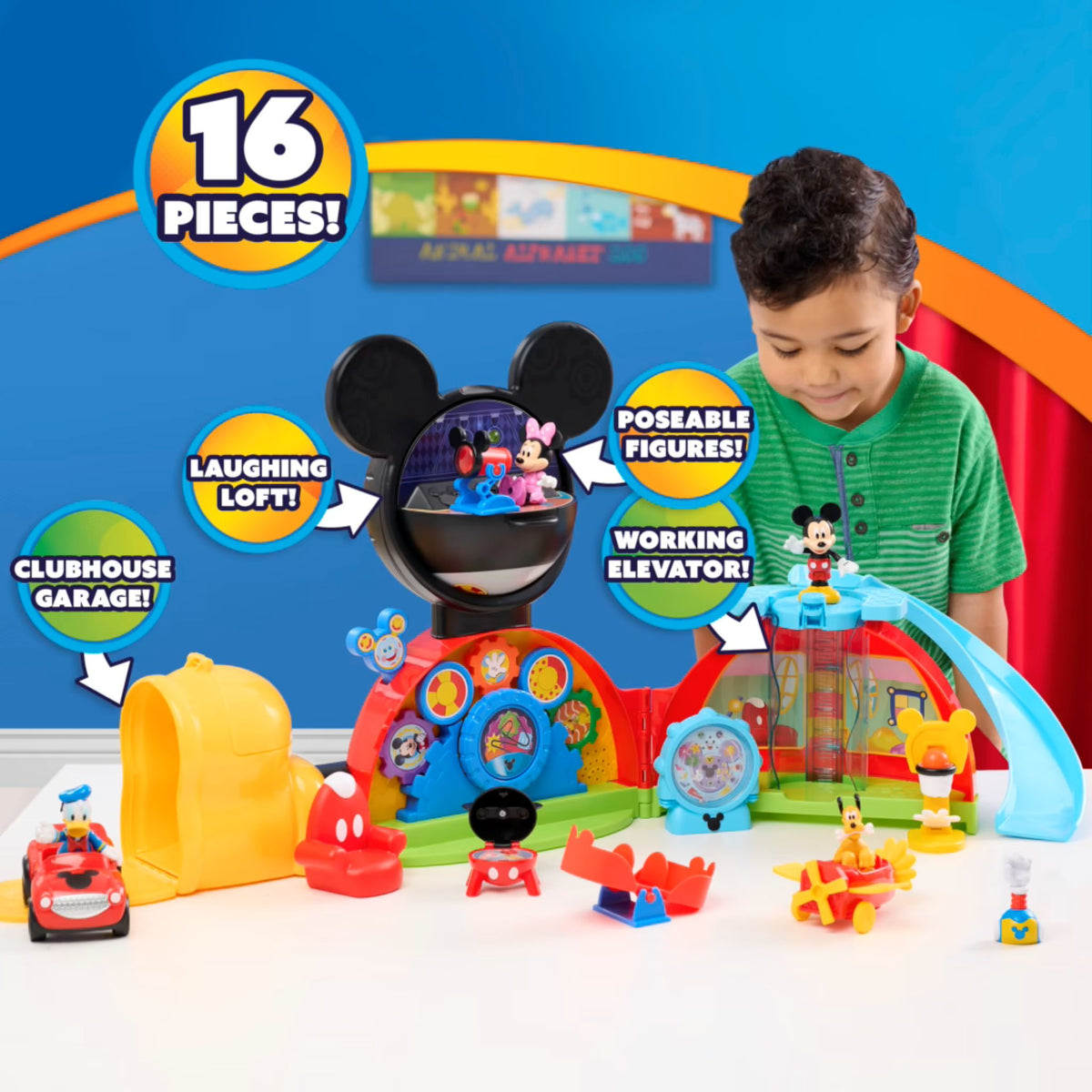 Disney Jr. Mickey Mouse Clubhouse Deluxe Playset