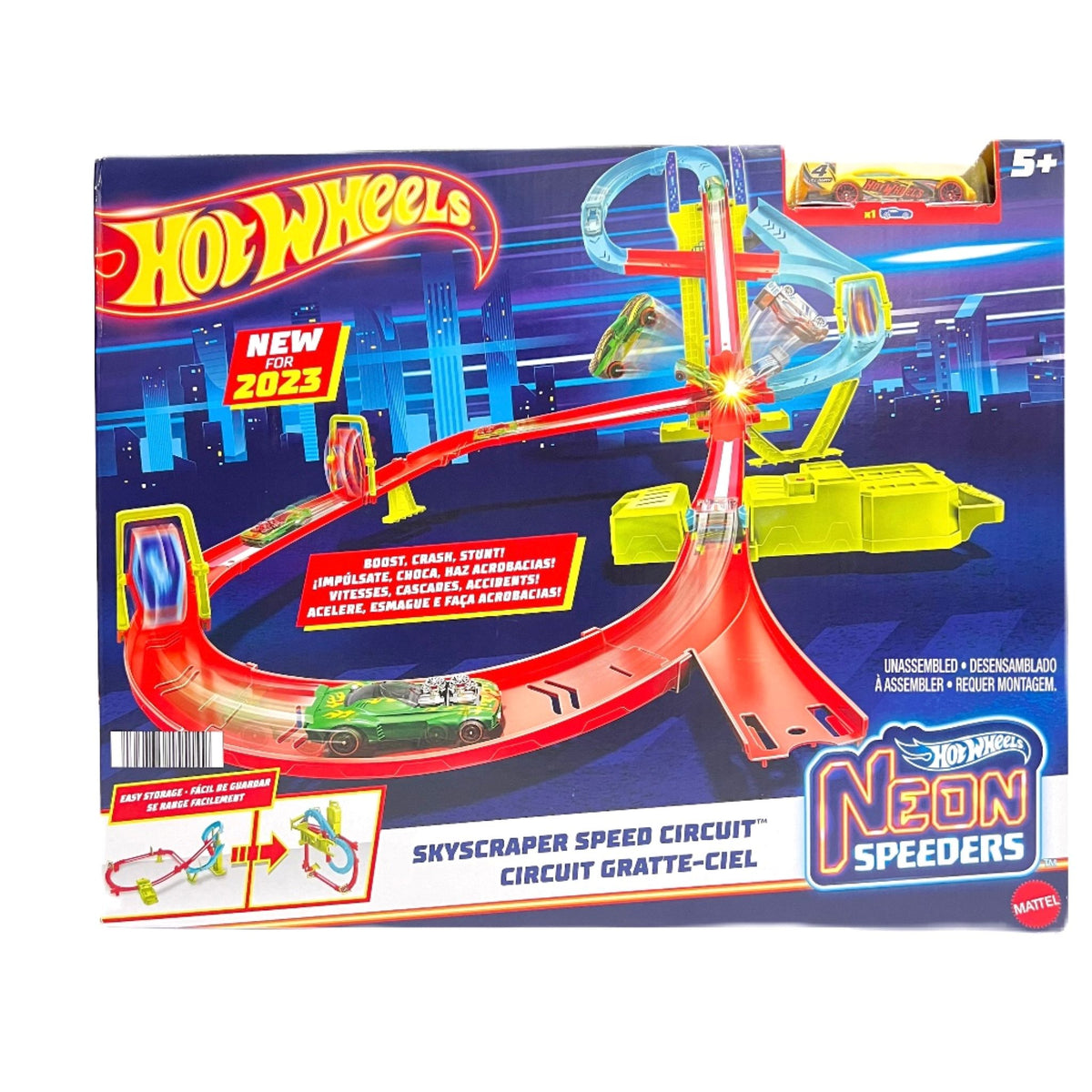 Hot Wheels Neon Skyscraper Speed Circuit