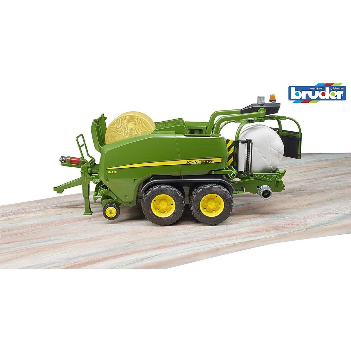 Bruder 2032 John Deere Wrapping Baler, Green
