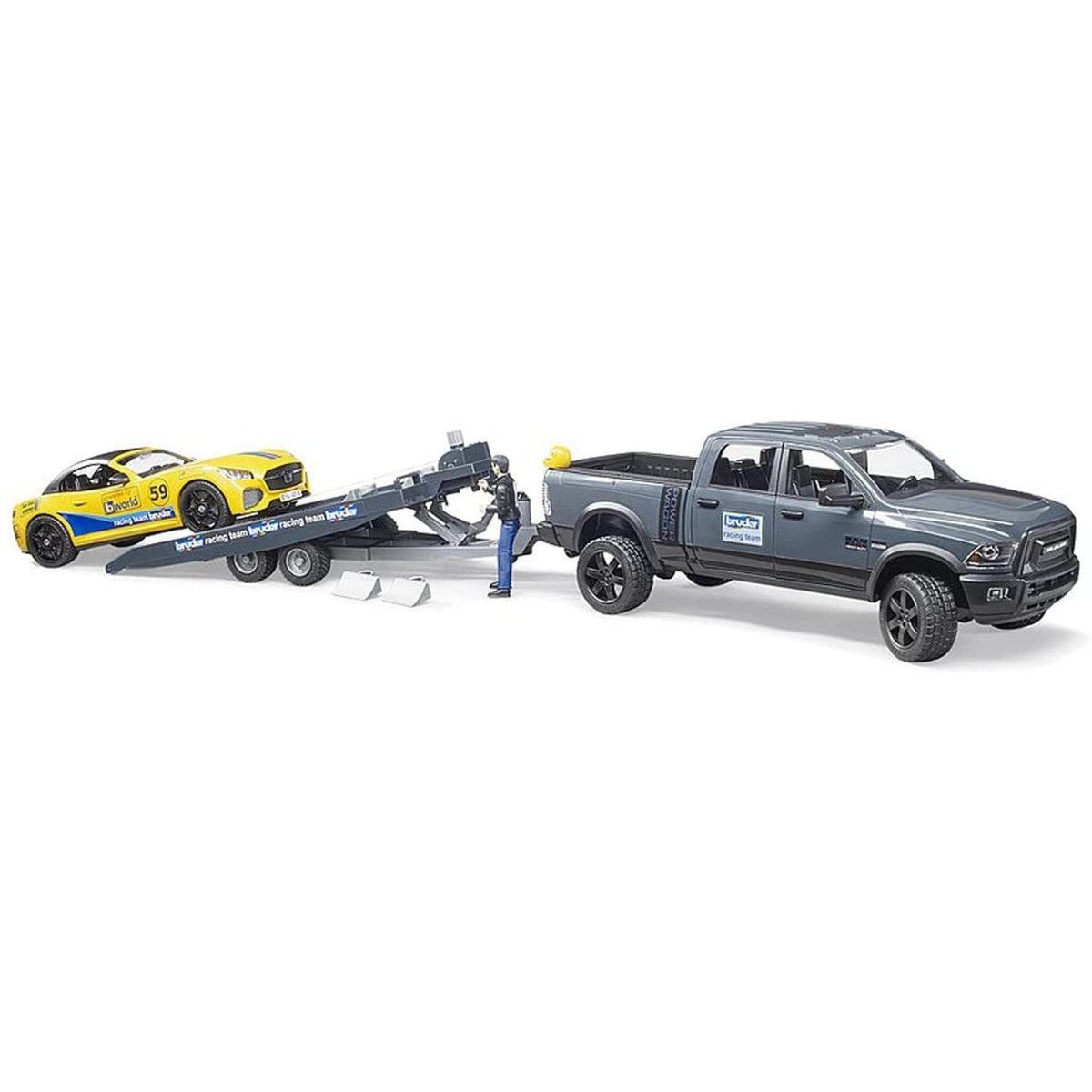Bruder 2504 Ram Power Wagon Roadster Racing Team