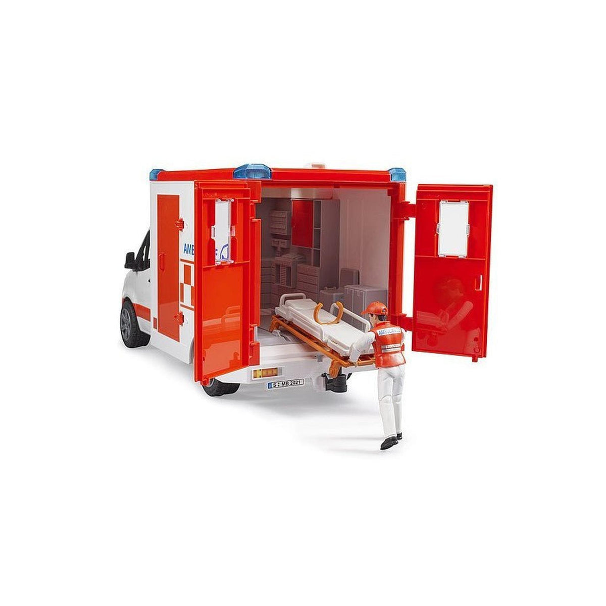 Bruder 2676 Mercedes Benz Sprinter Ambulance with Driver Light & Sound
