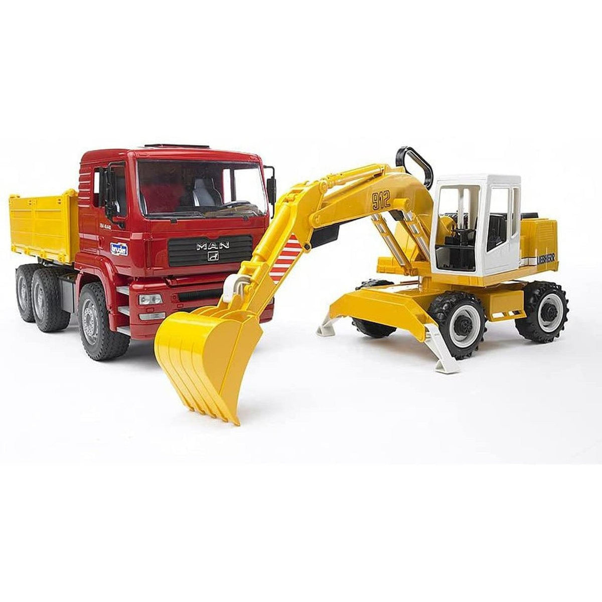 Bruder 2751 Man TGA Construction Truck with Excavator