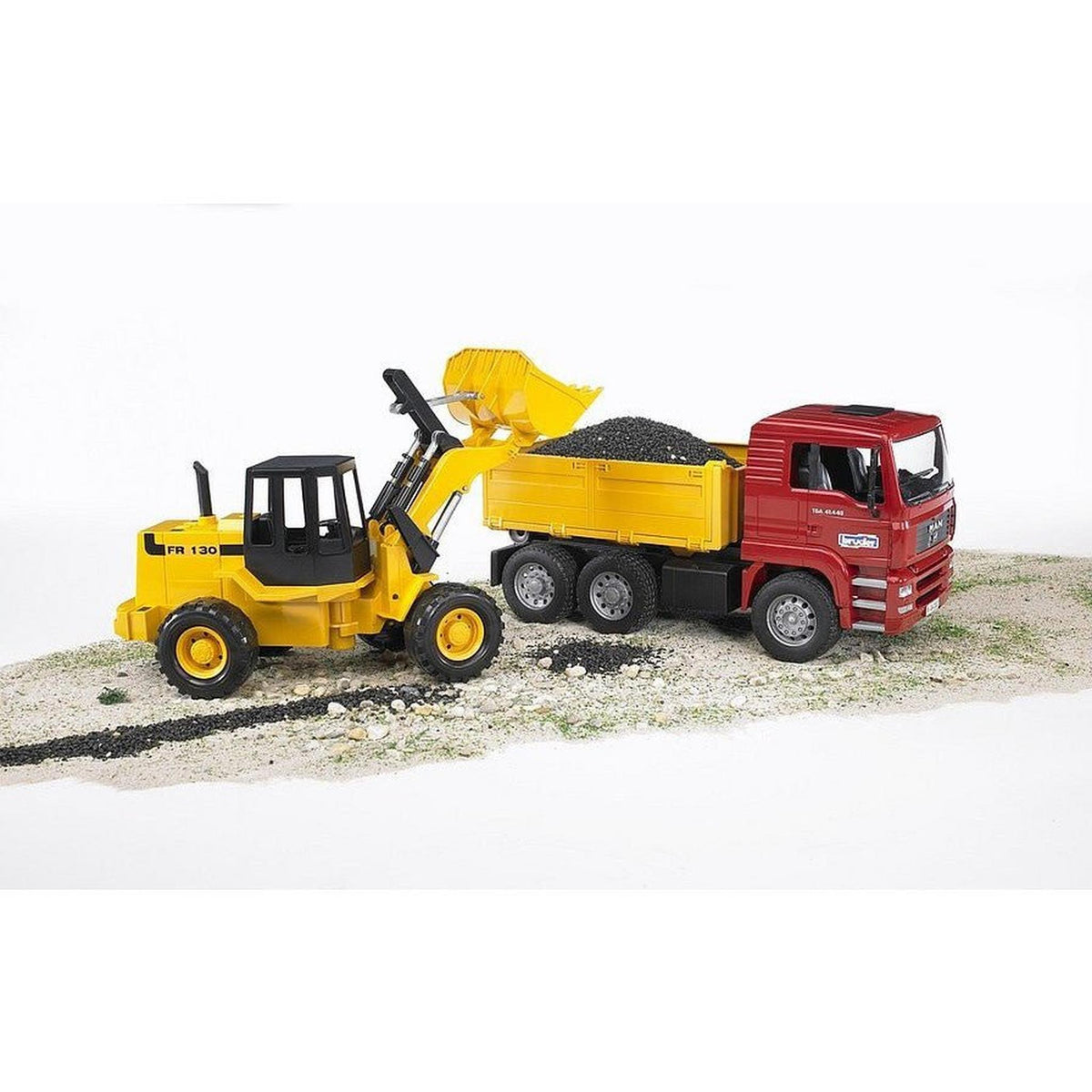 Bruder 2752 Man TGA Construction Truck with Articulated Road Loader
