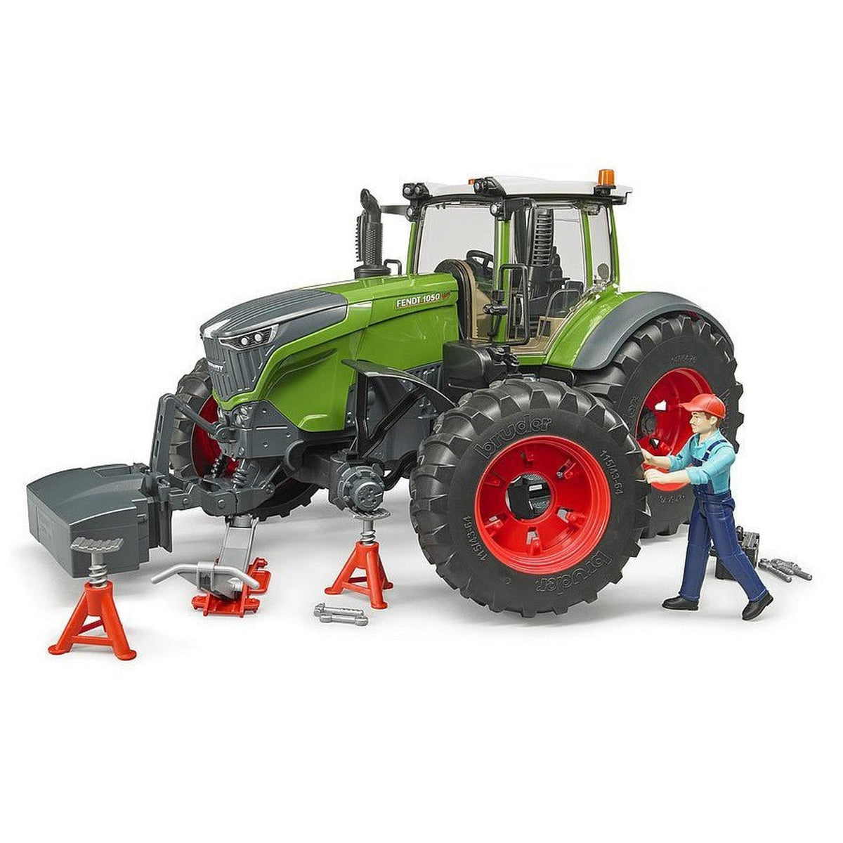 Bruder 4041 Fendt 1050 Vario with Mechanic & Garage Equipment