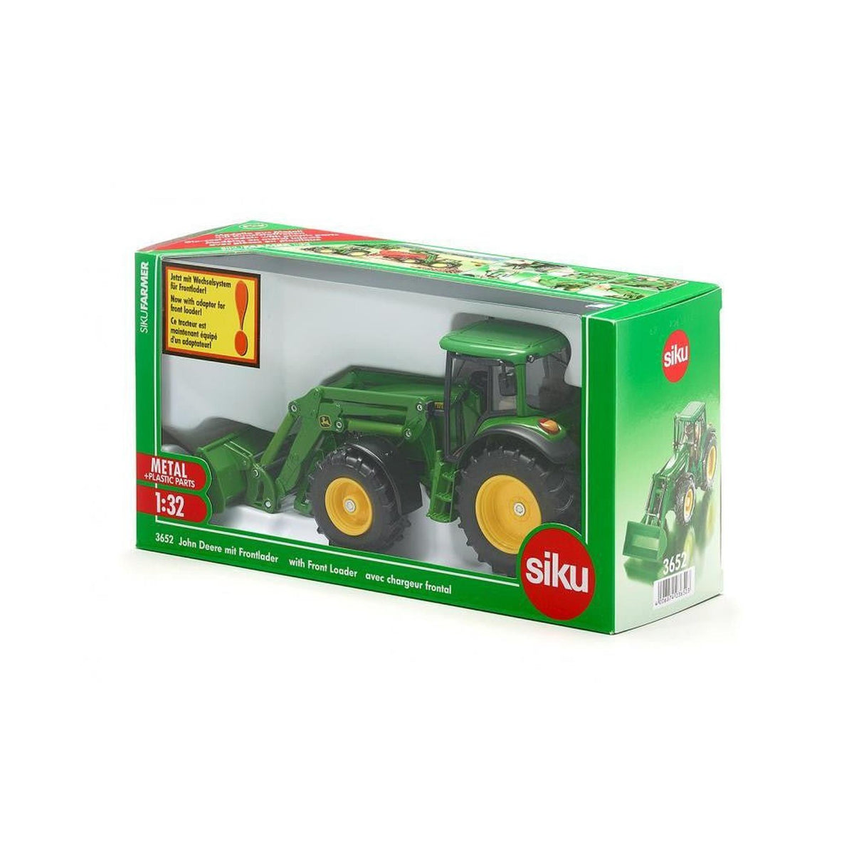Siku 3652 John Deere with Front Loader 1:32